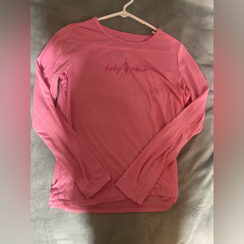 brand is baby phat, light pink, true to size